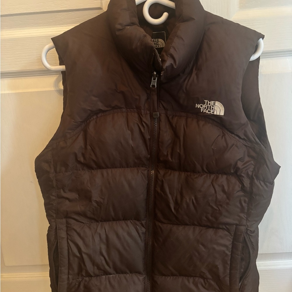 The North Face Brown Puffer Vest